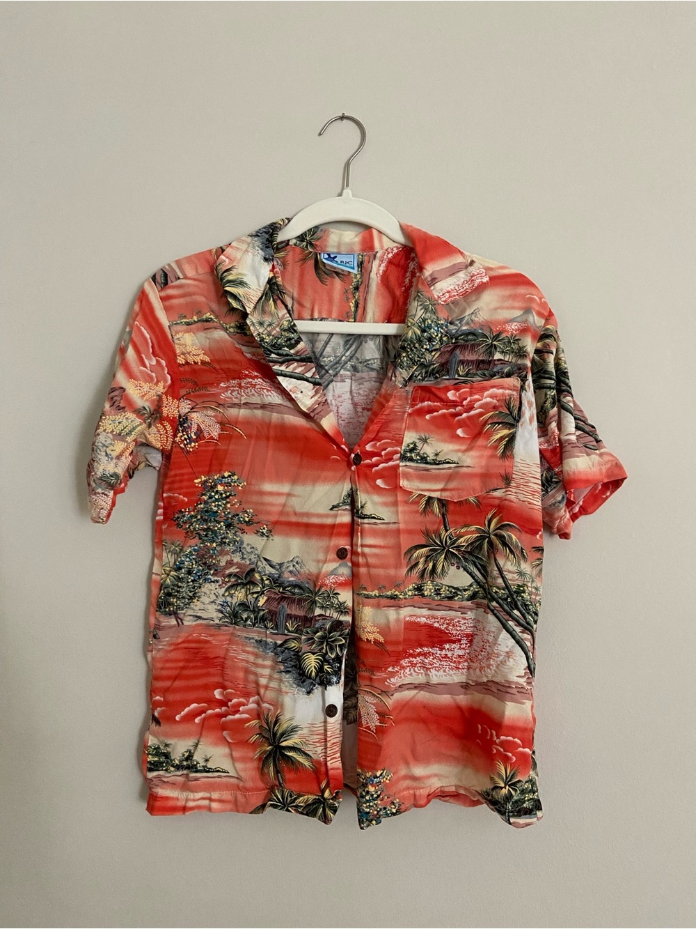 Authentic Tropical Hawaiian Button-Up Shirt